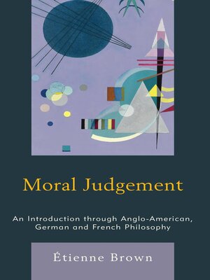 cover image of Moral Judgement